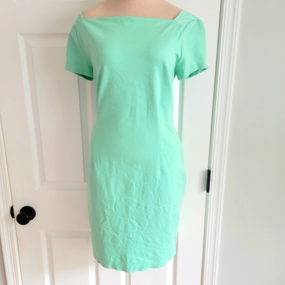 Banana Republic Mint Sheath Dress 8 - Picture 1 of 10